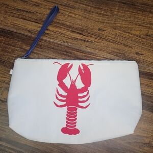 Donna Dixon Red Lobster Print Clutch Bag